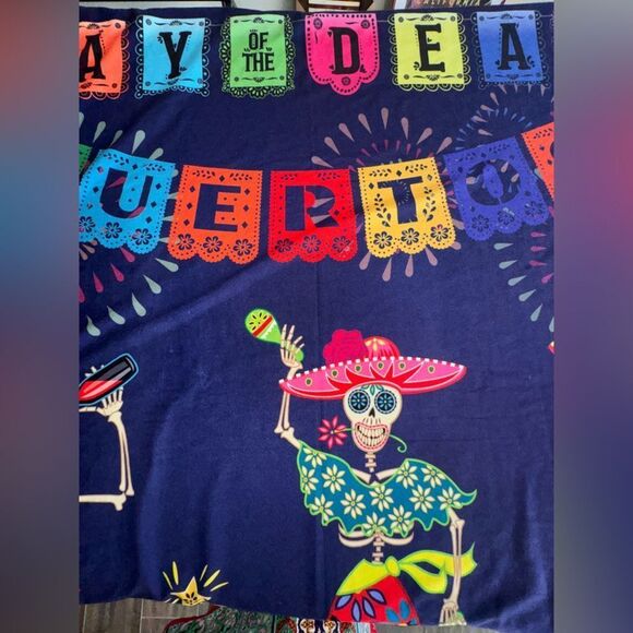 Day of the Dead photo shoot cloth backdrop/wall hanging - Picture 12 of 16